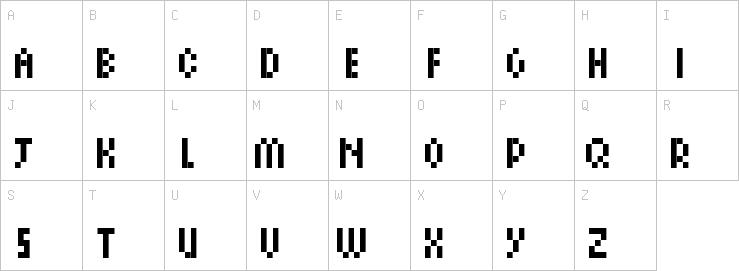 Uppercase characters