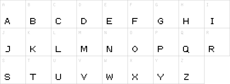 Uppercase characters