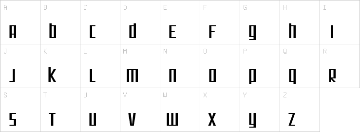 Uppercase characters