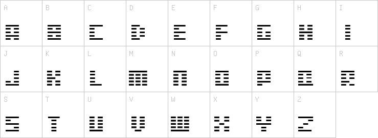 Uppercase characters