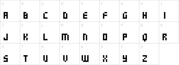 Uppercase characters