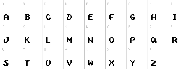 Uppercase characters