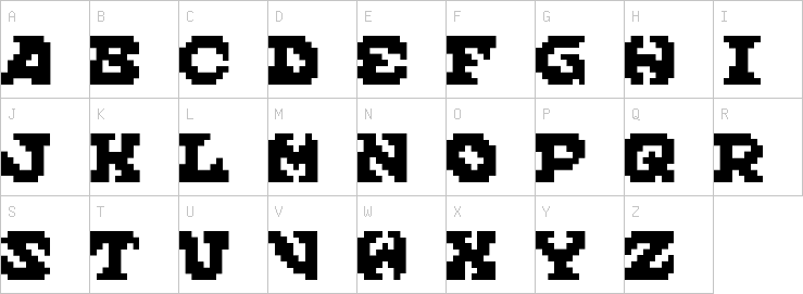 Uppercase characters