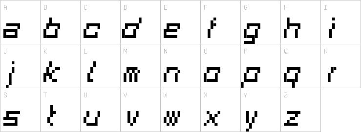 Uppercase characters