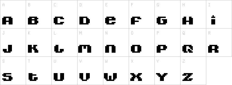 Uppercase characters