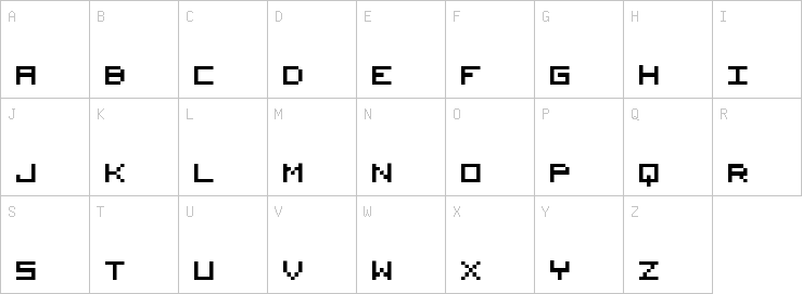 Uppercase characters