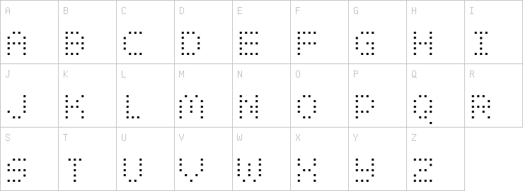 Uppercase characters