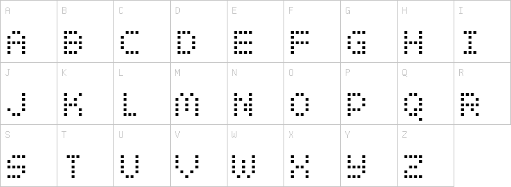 Uppercase characters