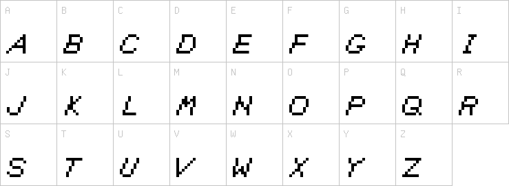 Uppercase characters