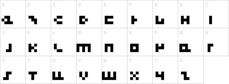 Uppercase characters