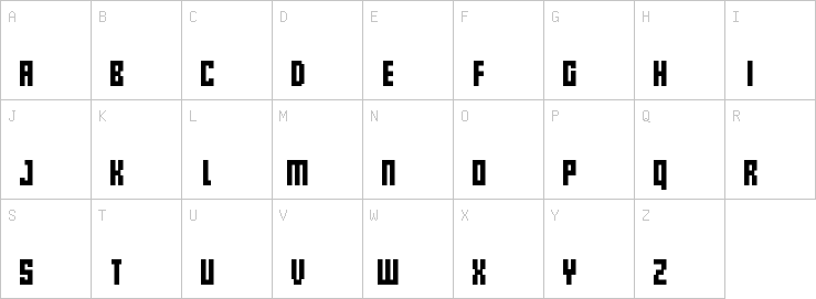 Uppercase characters