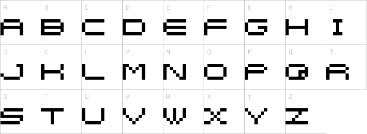 Uppercase characters