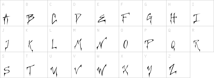 Uppercase characters