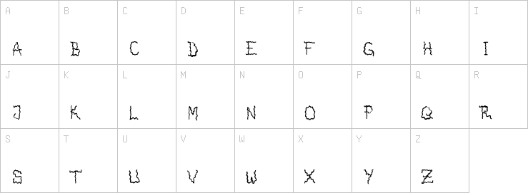 Uppercase characters