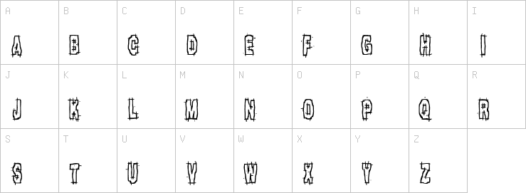 Uppercase characters