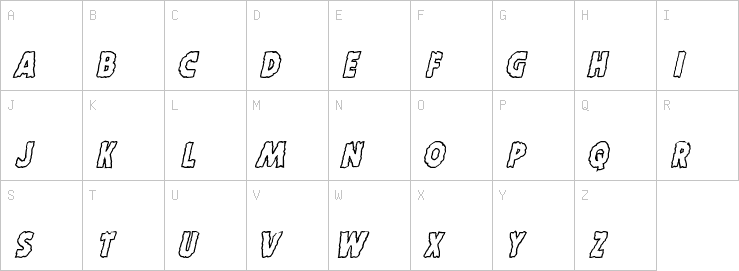 Uppercase characters