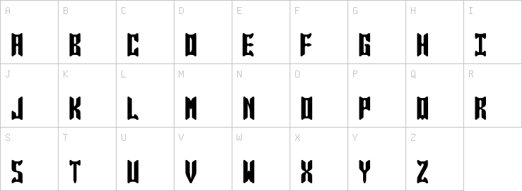 Uppercase characters