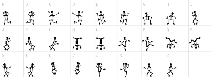 Uppercase characters