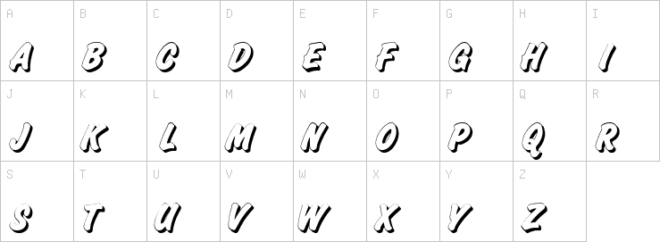 Uppercase characters