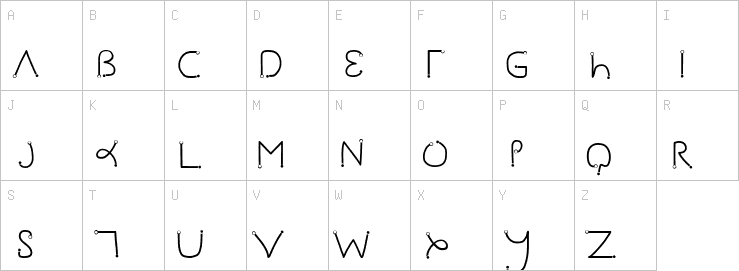 Uppercase characters