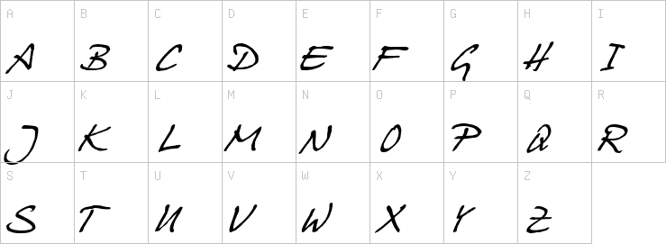 Uppercase characters