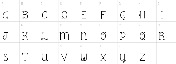 Uppercase characters