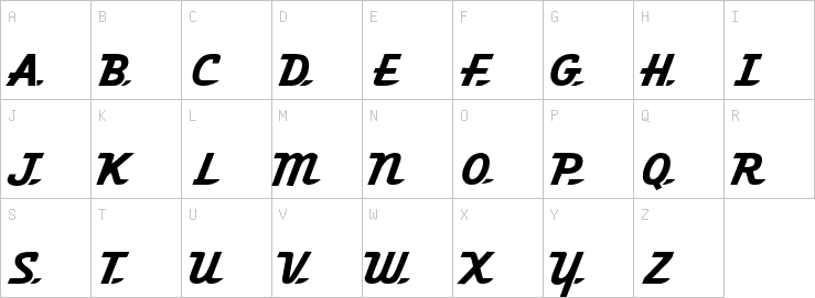 Uppercase characters