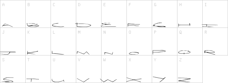 Uppercase characters