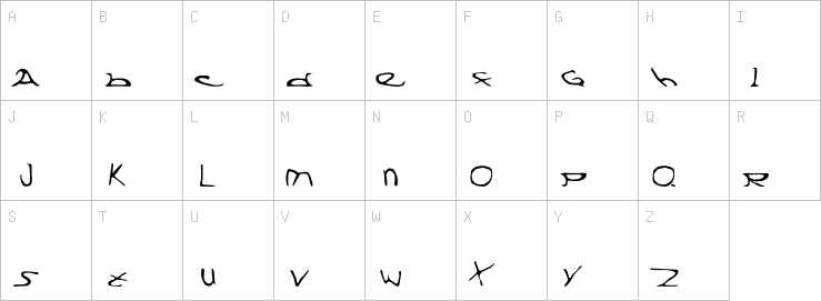 Uppercase characters