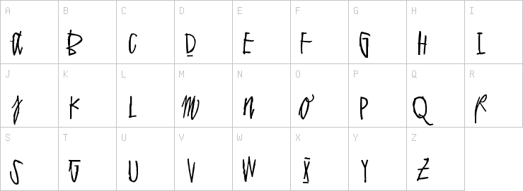 Uppercase characters