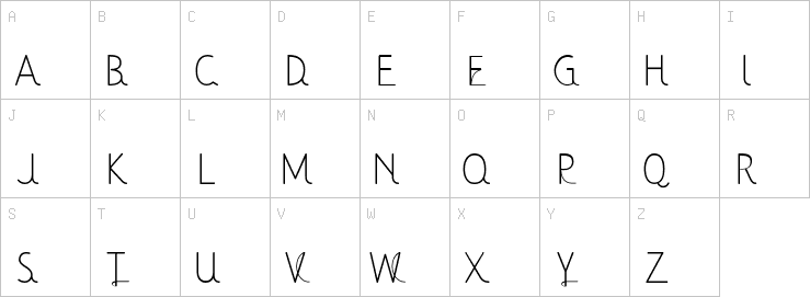 Uppercase characters