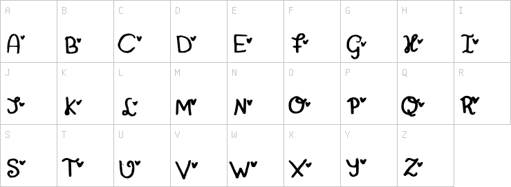 Uppercase characters