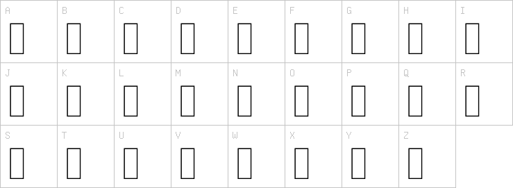 Uppercase characters