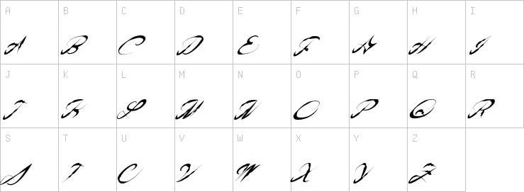 Uppercase characters