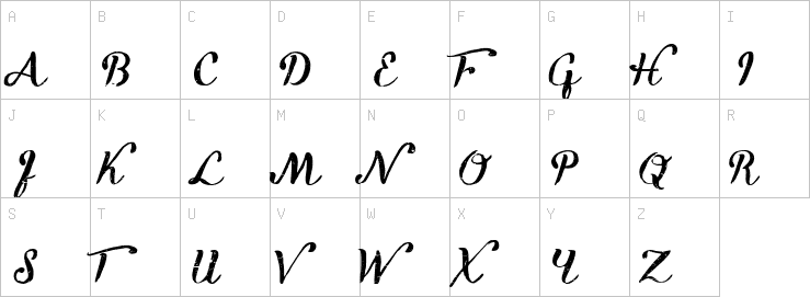 Uppercase characters