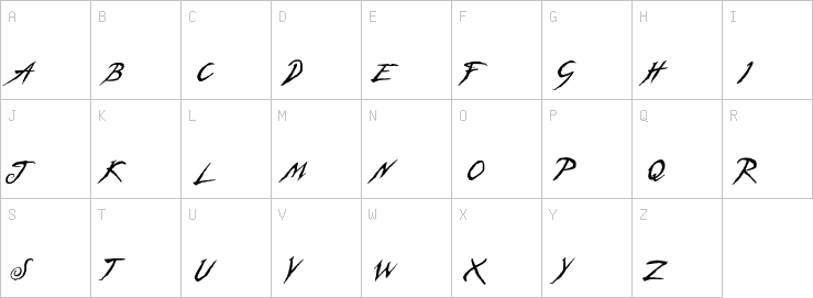 Uppercase characters