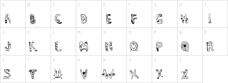 Uppercase characters