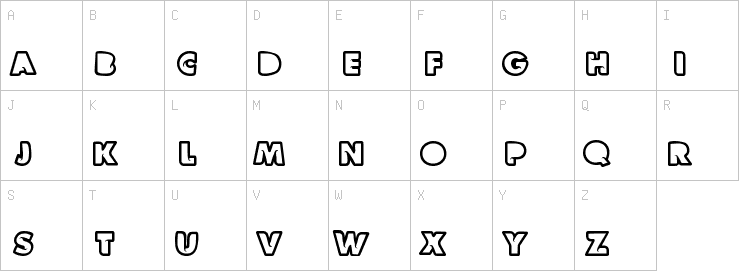 Uppercase characters