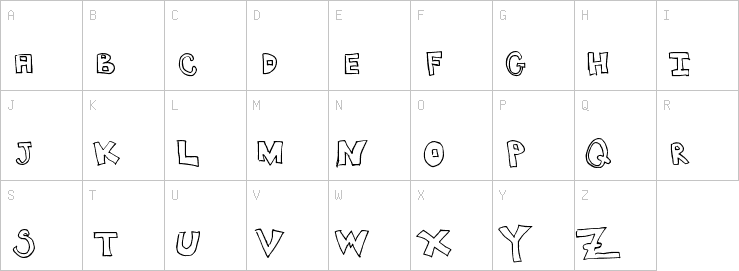 Uppercase characters