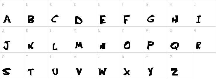 Uppercase characters