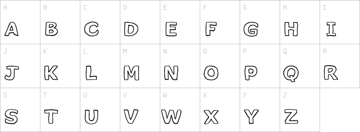 Uppercase characters