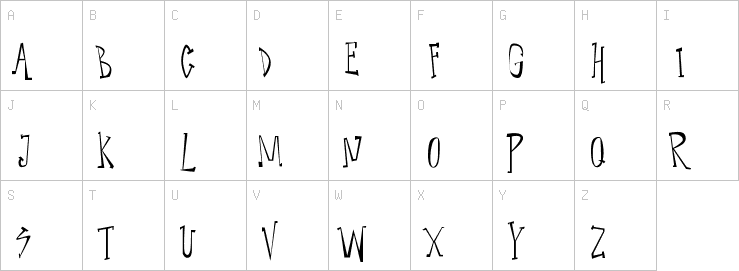 Uppercase characters