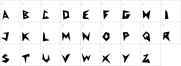 Uppercase characters