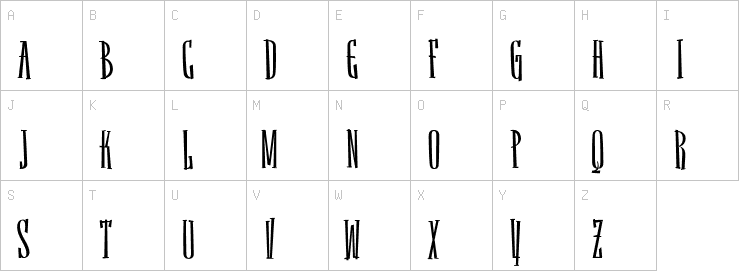 Uppercase characters