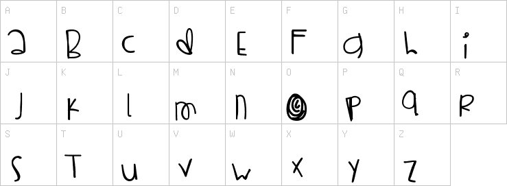 Uppercase characters