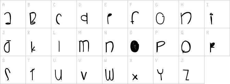 Uppercase characters