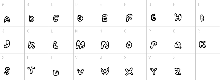 Uppercase characters