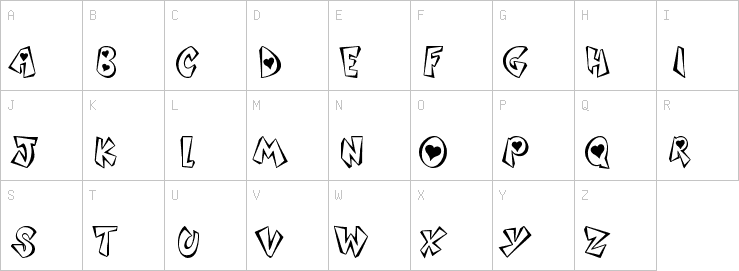 Uppercase characters