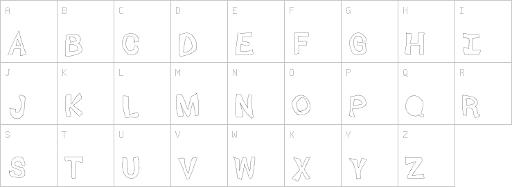 Uppercase characters