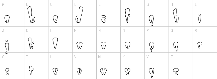 Uppercase characters